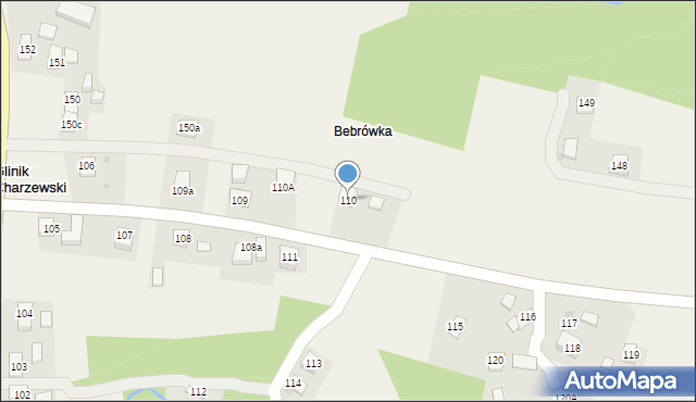 Glinik Charzewski, Glinik Charzewski, 110, mapa Glinik Charzewski