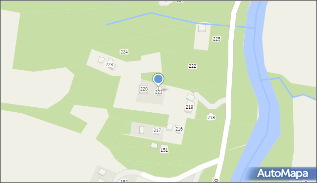 Glinik Charzewski, Glinik Charzewski, 221, mapa Glinik Charzewski