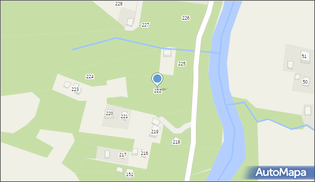 Glinik Charzewski, Glinik Charzewski, 222, mapa Glinik Charzewski