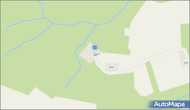 Glinik Charzewski, Glinik Charzewski, 245, mapa Glinik Charzewski