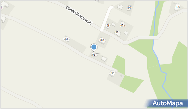 Glinik Charzewski, Glinik Charzewski, 96, mapa Glinik Charzewski