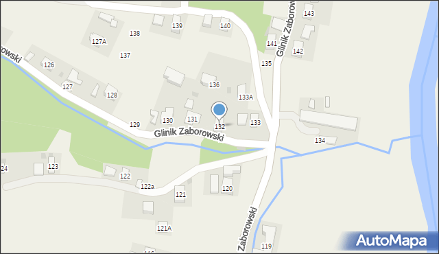 Glinik Zaborowski, Glinik Zaborowski, 132, mapa Glinik Zaborowski