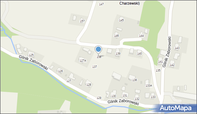 Glinik Zaborowski, Glinik Zaborowski, 138, mapa Glinik Zaborowski