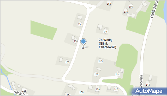 Glinik Zaborowski, Glinik Zaborowski, 147, mapa Glinik Zaborowski