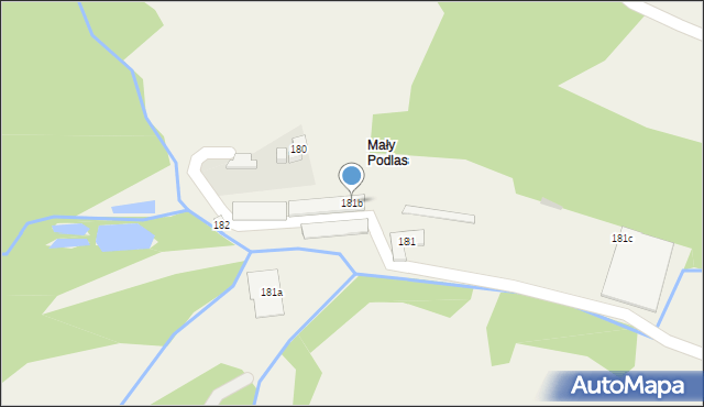 Glinik Zaborowski, Glinik Zaborowski, 181b, mapa Glinik Zaborowski