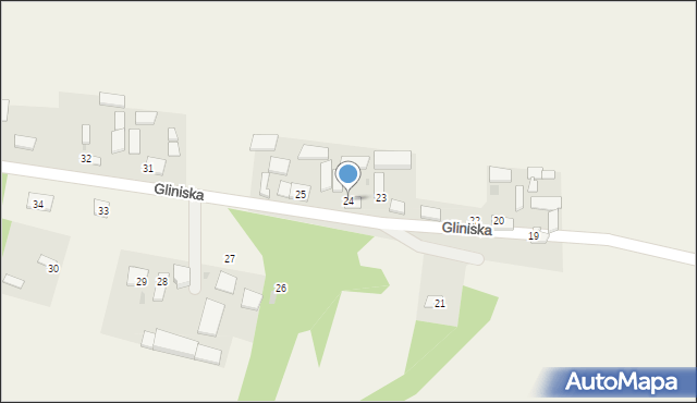 Gliniska, Gliniska, 24, mapa Gliniska