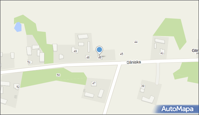 Gliniska, Gliniska, 46, mapa Gliniska