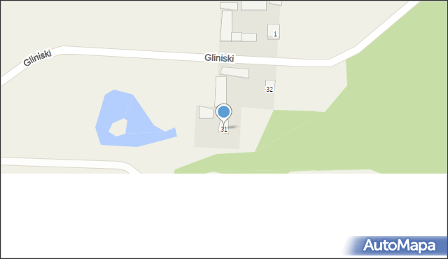 Gliniski, Gliniski, 31, mapa Gliniski