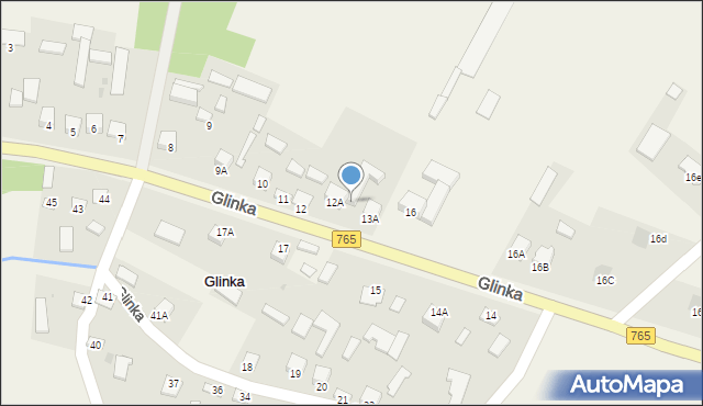 Glinka, Glinka, 13, mapa Glinka