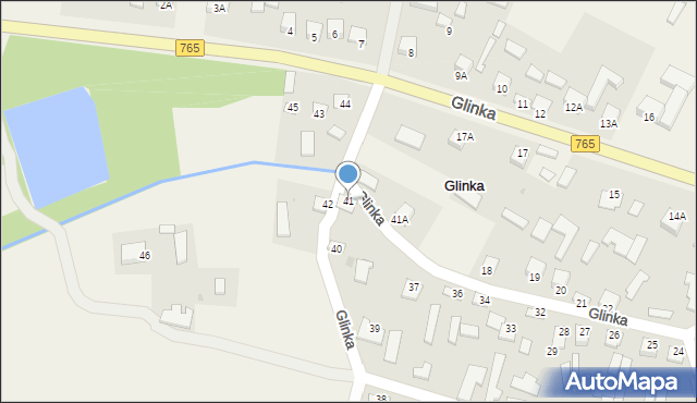 Glinka, Glinka, 41, mapa Glinka