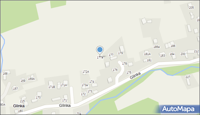 Glinka, Glinka, 177a, mapa Glinka