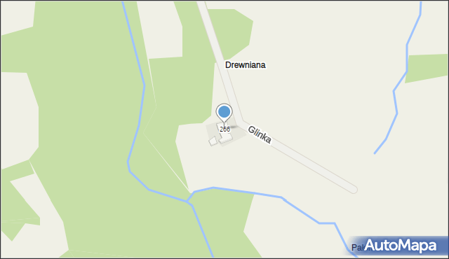 Glinka, Glinka, 266, mapa Glinka