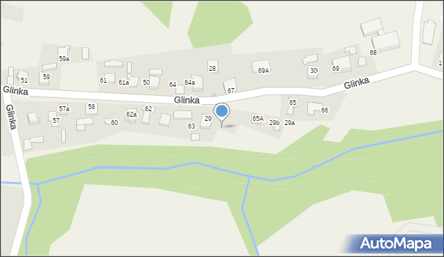 Glinka, Glinka, 29/1, mapa Glinka