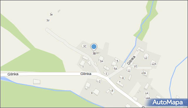 Glinka, Glinka, 3B, mapa Glinka