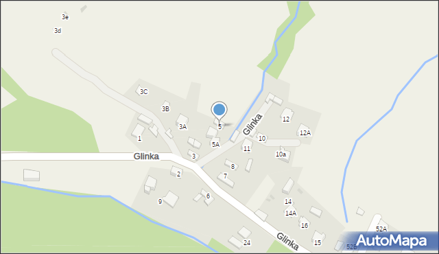 Glinka, Glinka, 5, mapa Glinka