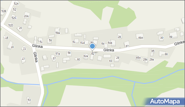 Glinka, Glinka, 62, mapa Glinka