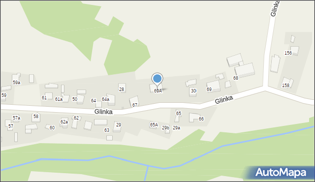 Glinka, Glinka, 69A, mapa Glinka