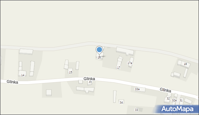 Glinka, Glinka, 16, mapa Glinka
