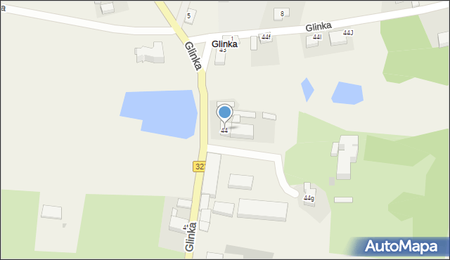 Glinka, Glinka, 44, mapa Glinka