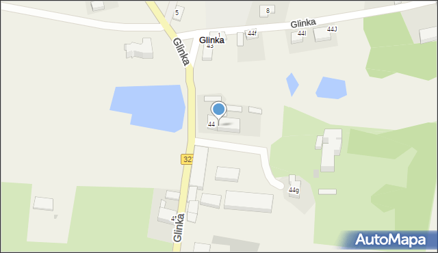 Glinka, Glinka, 44e, mapa Glinka