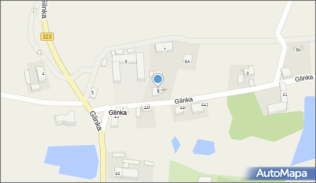 Glinka, Glinka, 8, mapa Glinka