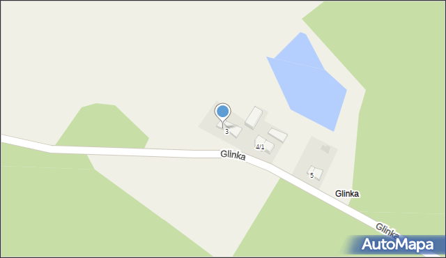 Glinka, Glinka, 3/1, mapa Glinka