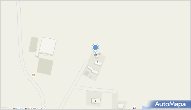 Glinka Szlachecka, Glinka Szlachecka, 8a, mapa Glinka Szlachecka
