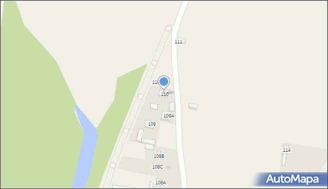 Glinki, Glinki, 110, mapa Glinki