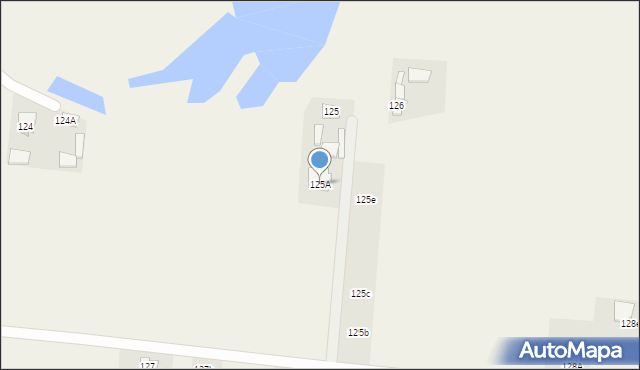 Glinki, Glinki, 125A, mapa Glinki