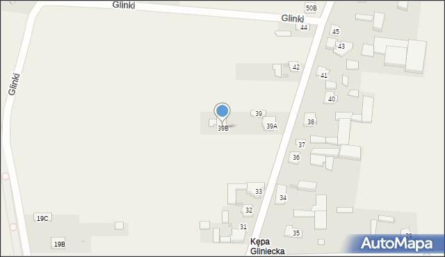 Glinki, Glinki, 39B, mapa Glinki
