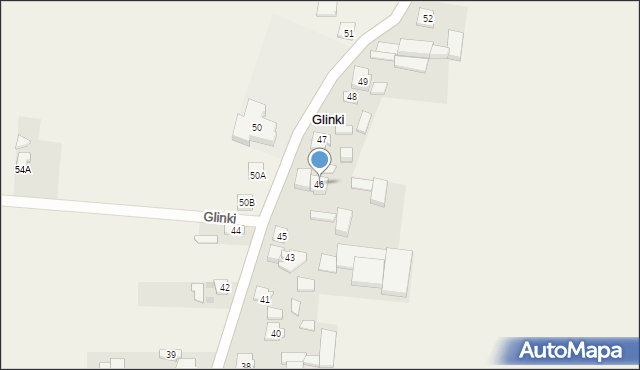 Glinki, Glinki, 46, mapa Glinki