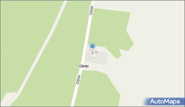 Glinki, Glinki, 4, mapa Glinki