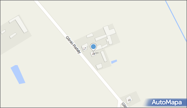 Glinki-Rafały, Glinki-Rafały, 18, mapa Glinki-Rafały