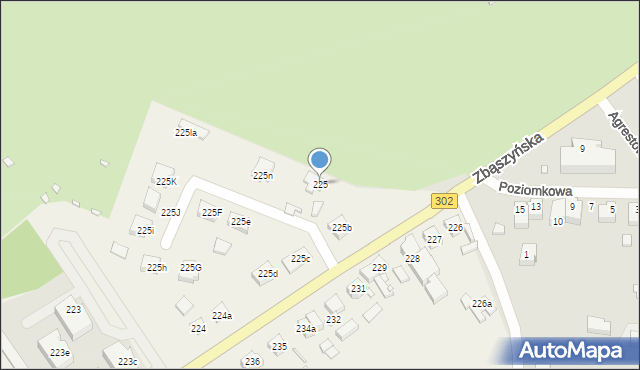 Glinno, Glinno, 225, mapa Glinno