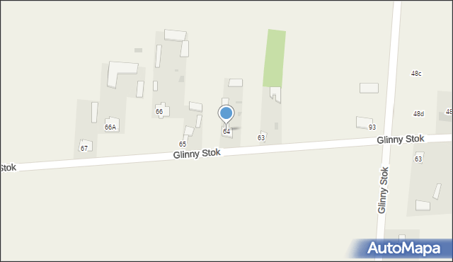 Glinny Stok, Glinny Stok, 64, mapa Glinny Stok