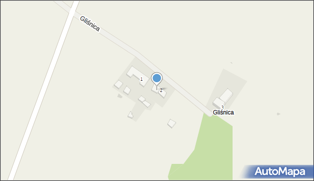 Gliśnica, Gliśnica, 2/1, mapa Gliśnica