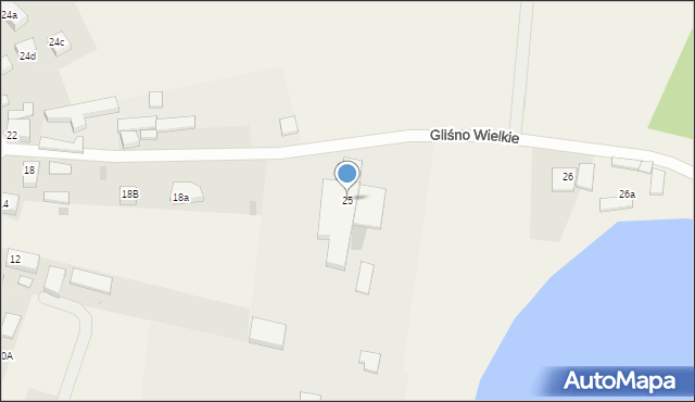 Gliśno Wielkie, Gliśno Wielkie, 25, mapa Gliśno Wielkie