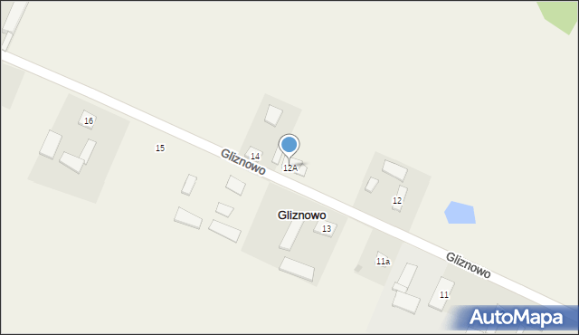 Gliznowo, Gliznowo, 12A, mapa Gliznowo