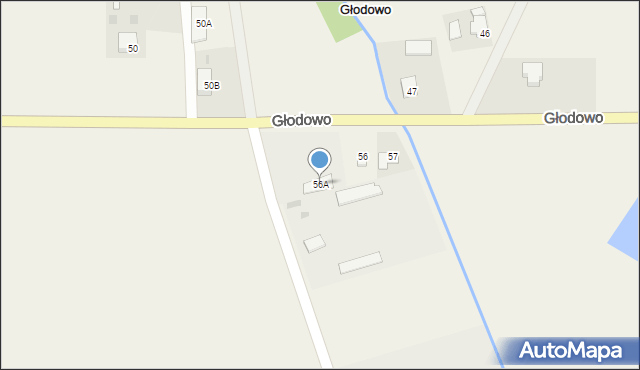 Głodowo, Głodowo, 56A, mapa Głodowo