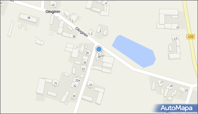 Głoginin, Głoginin, 19, mapa Głoginin