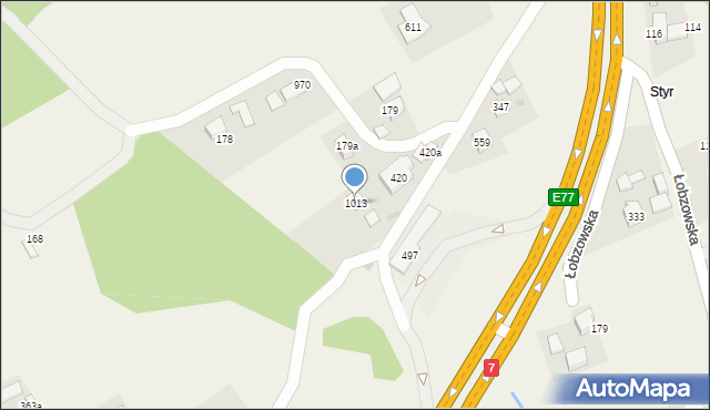 Głogoczów, Głogoczów, 1013, mapa Głogoczów