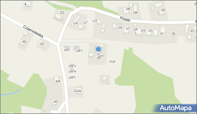 Głogoczów, Głogoczów, 150A, mapa Głogoczów