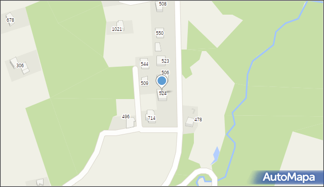 Głogoczów, Głogoczów, 524, mapa Głogoczów