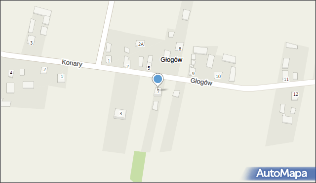 Głogów, Głogów, 7, mapa Głogów