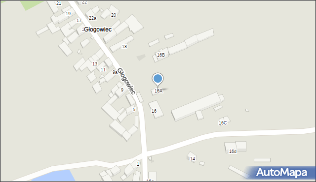 Głogówek, Głogowiec, 16A, mapa Głogówek