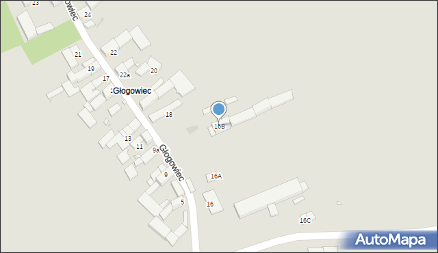 Głogówek, Głogowiec, 16B, mapa Głogówek