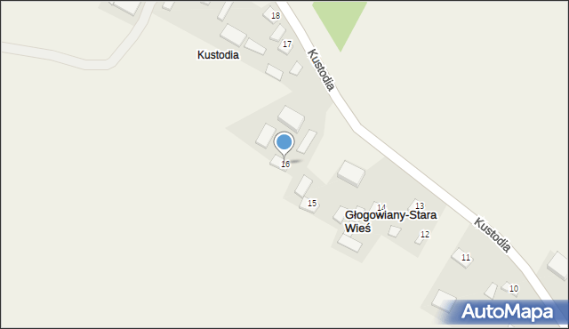 Głogowiany-Stara Wieś, Głogowiany-Stara Wieś, 16, mapa Głogowiany-Stara Wieś