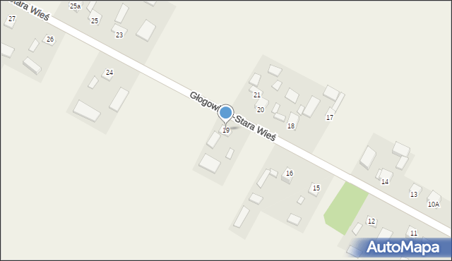Głogowiany-Wrzosy, Głogowiany-Wrzosy, 19, mapa Głogowiany-Wrzosy