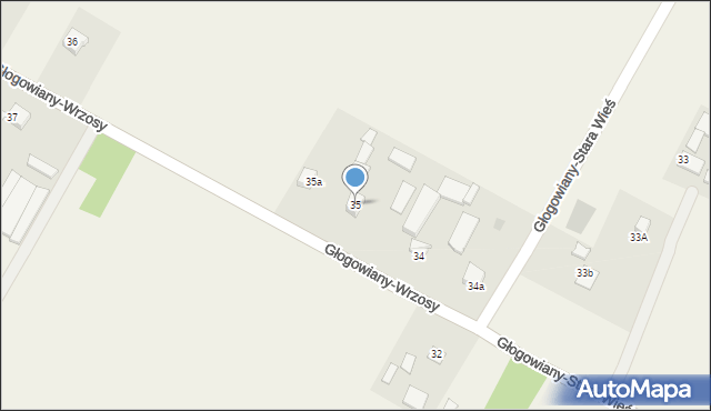Głogowiany-Wrzosy, Głogowiany-Wrzosy, 35, mapa Głogowiany-Wrzosy