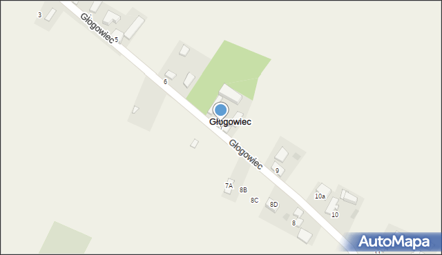 Głogowiec, Głogowiec, 7, mapa Głogowiec